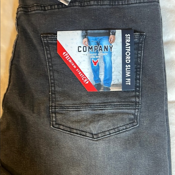 Company Eighty One Men’s Black Jeans Stratford Slim Fit Size 36x32 NWT - Picture 4 of 9